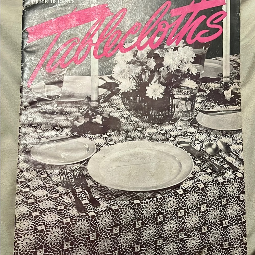 1947 Vintage Tablecloths Crochet Magazine